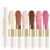 6 Colors Cream Contour Sticks Set, Shades with Highlighter, Bronzer