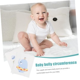 Hohopeti 2pcs Essential Navel Care Newborn Belly Bands Cotton Wraps Navel Straps Cord Covers Care Gear