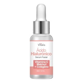 Sérum de Vitamina C, Ácido Hialurónico y Colágeno – Antimanchas, Antiedad, Ilumina y Rellena, Facial 30ml concentrado