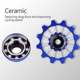 Gear Pulley, Bicycle Pulley, Rear Derailleur Roller, Bicycle Rear Derailleur Wheels, Rear Derailleur Pulley Scooter, 12T Pulley Bicycle Rear Derailleur