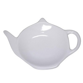 Teebeutelablage Weiss Porzellan