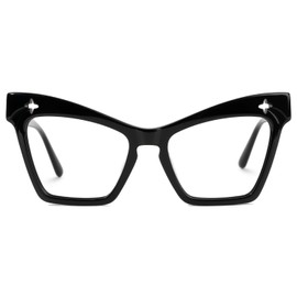 Zeelool Women's Classic Acetate Cat Eye Blue Light Blocking Glasses Computer Eyewear Sheena ZJGA137116-01 Black
