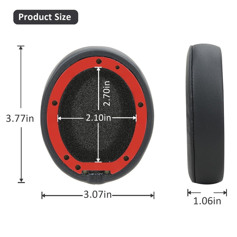 Replacement Earpad Ear Cushion Pads Compatible with Beats Studio 2.0