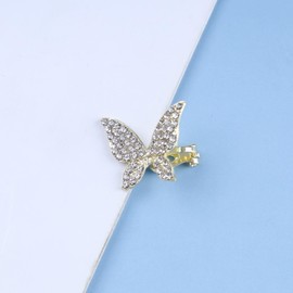 Cimenexe Bohème Kristall Schmetterling Manschette Ohrring Gold Schmetterling Knorpel Ohrring Cz Schmetterling Ohr Manschette Ohrring Strass Schmetterling Knorpel Manschette Ohrring Schmuck Für Frauen