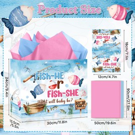 Gender Reveal Gift Bag (Fishing)
