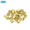 PATIKIL 25pcs 4mm Tube OD Brass Compression Sleeve Ferrule Brass