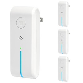 Plug In Air Ionizers - Air Ionizer for Home,Air Purifier Plug In with Night Light Negative Filterless Mobile Air Ionizer Portable Mini Air Cleaner for Home,Office,Living Room,Garage Room (4)