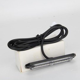 1PC Pack 12-Led Strobe Light for OPP ULITE 9 Key Switch Grille Light Bar 23-Flashing Mode for Construction Tow Trucks Van Utility Vehicle, White Amber