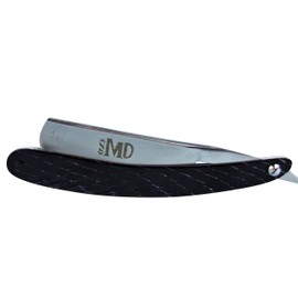 ~SHAVE READY~ MD Black Cobra Straight Razor (Steel)