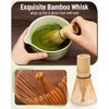 Matcha Ceremony Accessory, ThymeSpace Bamboo Matcha Whisk, Traditional Scoop, Wooden