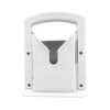 Bagel Slicer, Safety Handle, Bagel Cutter Stainless Steel (White)