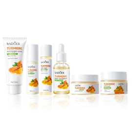 Turmeric Skincare Set, Ginger Root Extract, Reduce Oil Secretion, Regulate Oil and Water Balance, Radiant Skin, Valentine's Day & Festive Set