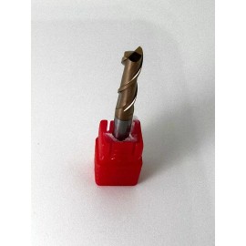 FM Carbide 3/16" Square End Mill 2 Flutes (TiSIN) LOC  5/8" OAL 2" D2 = 3/16"