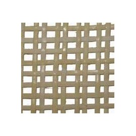 24" Wide Modern/Swedish 2x1 Wove Cane Mesh Webbing for Seat Repair and Furniture Design 2 FEET (24"x24")