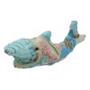 Marine Great White Shark Hand Crafted Paper Mache Colorful Sari