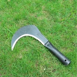 Elegital Kana Hoe 217 Japanese Garden Tool - Hand Hoe/Sickle is Perfect for Weeding and Cultivating. The Blade Edge is Very Sharp. (Beijing-025)
