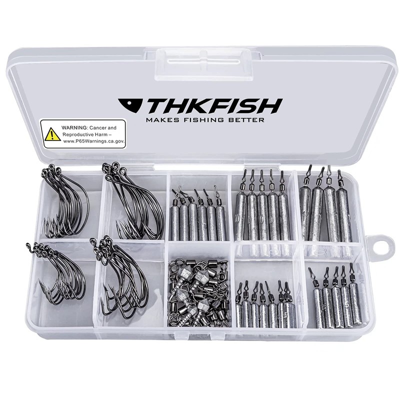THKFISH Fishing Weights Fishing Sinker Drop Shot Weights Fishing Weights Kit