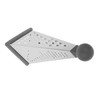 GRIRIW Ergonomic Handle Cheese Grater Set 4 Sides Box Grater