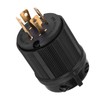 Plug, L14-20P Locking Plug, Generator Lock Adapter Male Plug, 20