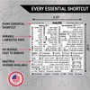 Synerlogic Mac OS Shortcuts Sticker for Air/Pro | Keyboard Stickers