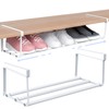CroBlissful 4 Pcs Expandable Shoe Rack Organizer for Closet 16.5-31.5