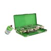 Flame King YSNBBQ-136M 3-Burner Portable Camping Stove Grill w/Toast Tray,