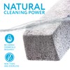 IMPRESA Toilet Pumice Stone with Handle 2-Pack - White -