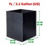 Growerz GrowPotz 7 Litre Square Grow Bags (Pack of 5)