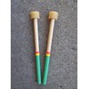 KaKesa Steel Drum Pan Mallets Sticks Wood Rasta - Guitar/Cello