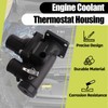 Engine Coolant Thermostat Housing Assembly Compatible with 2002 Ford Thunderbird