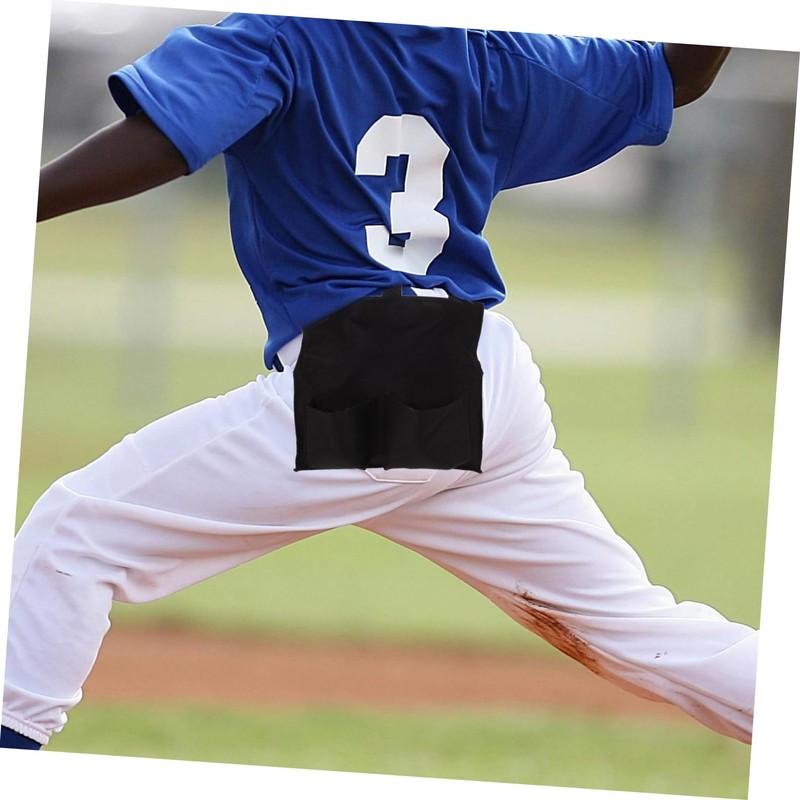 Mipcase Pouch for Baseball Umpire Waist Bag Side Pocket Storage