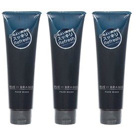 Tamaris Rude Black Face Wash, 4.6 oz (130 g) x 3 Piece Set, TAMARIS RUE DE BRAQUE Men's Hair Care, Men's Hair Care