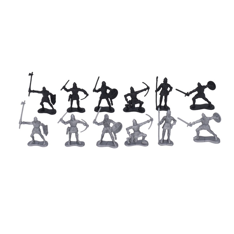 War Toy Kit Soldier Figures Toys Chariot Models Plastic Castle