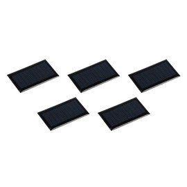 MECCANIXITY Mini Solar Panel Cell 5V 45mA 0.225W 53mm x 30mm for DIY Electric Power Project Pack of 5