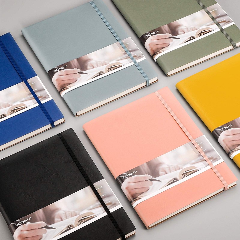 EMSHOI B5 Notebook Lined Journal, 204 Numbered Pages, Extra Large