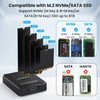 M.2 SATA NVMe to USB Adapter/SSD Reader, 10Gbps SSD Enclosure