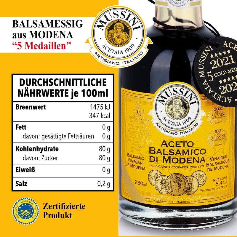 Mussini Aceto Balsamic Di Modena IGP - IL DENSO 12