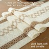 Elegant Table Runner with Long Tassels Cotton Linen Table Runner