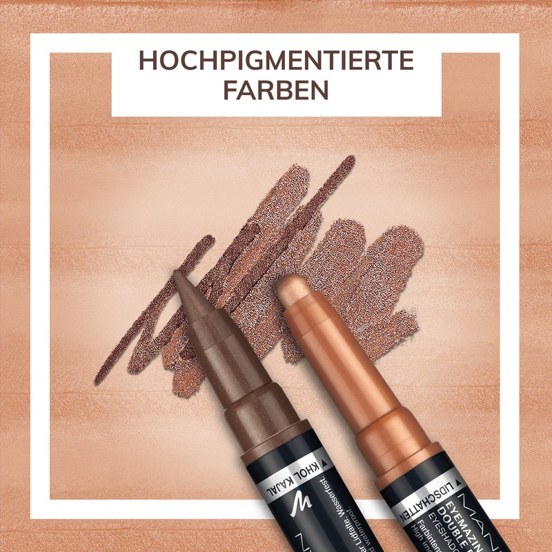 Manhattan Eyemazing Double Effect Eyeshadow & Liner, 2-in-1 Eyeshadow &