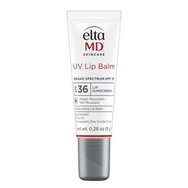 EltaMD UV Lip Balm SPF Sunscreen, Sunscreen Lip Balm with SPF 30+, Protects Dry Cracked Lips, Transparent Zinc Oxide, 0.28 Tube