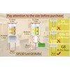 G8 Led Bulb,T4 3W Replacement for 20-25W Halogen Bulb,Warm White