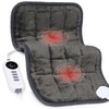 Heating Pad, Weighted Heating Pad with Massaging Vibrations, 6 Heat