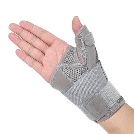 Shellvcase New Upgraded Thumb Splint for Right & Left Hand, Thumb Brace forArthritis Pain And Support, Tendonitis, Thumb Stabilizer for Sprains, Grey Thumb Support for Men & Women （Grey）