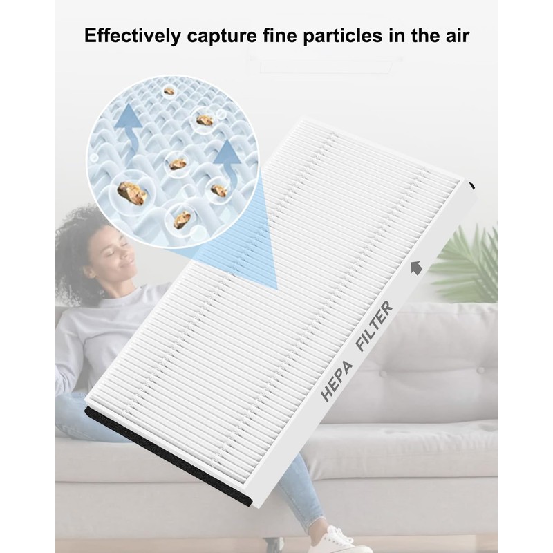 2 PCS FV10VE1 Dust Air Filter Compatible with Panasonic FV-10VE1