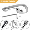 2 Pcs H79 Shower Handle Compatible with Delta Tub &