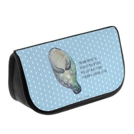 Parent-New Mr. & Mrs. Panda Cosmetic Bag Seekow Happy, blue, Hand drawn