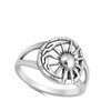 Sun Moon Universe Amazing Detail Ring New .925 Sterling Silver