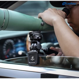 Leofoto WN-01+SW-01 Windows Mounting Head/Car Window Clamp Kit for Binoculars/Lens and Camera