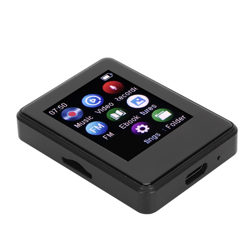 MP3 Player Bluetooth 5.0 1.77inch Full Touch Screen HiFi Stereo