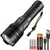 Flashlight, LED Light, Powerful, Military, Strongest, Super Bright, 250,0000 Lumens,